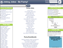 Tablet Screenshot of jokingjokes.com